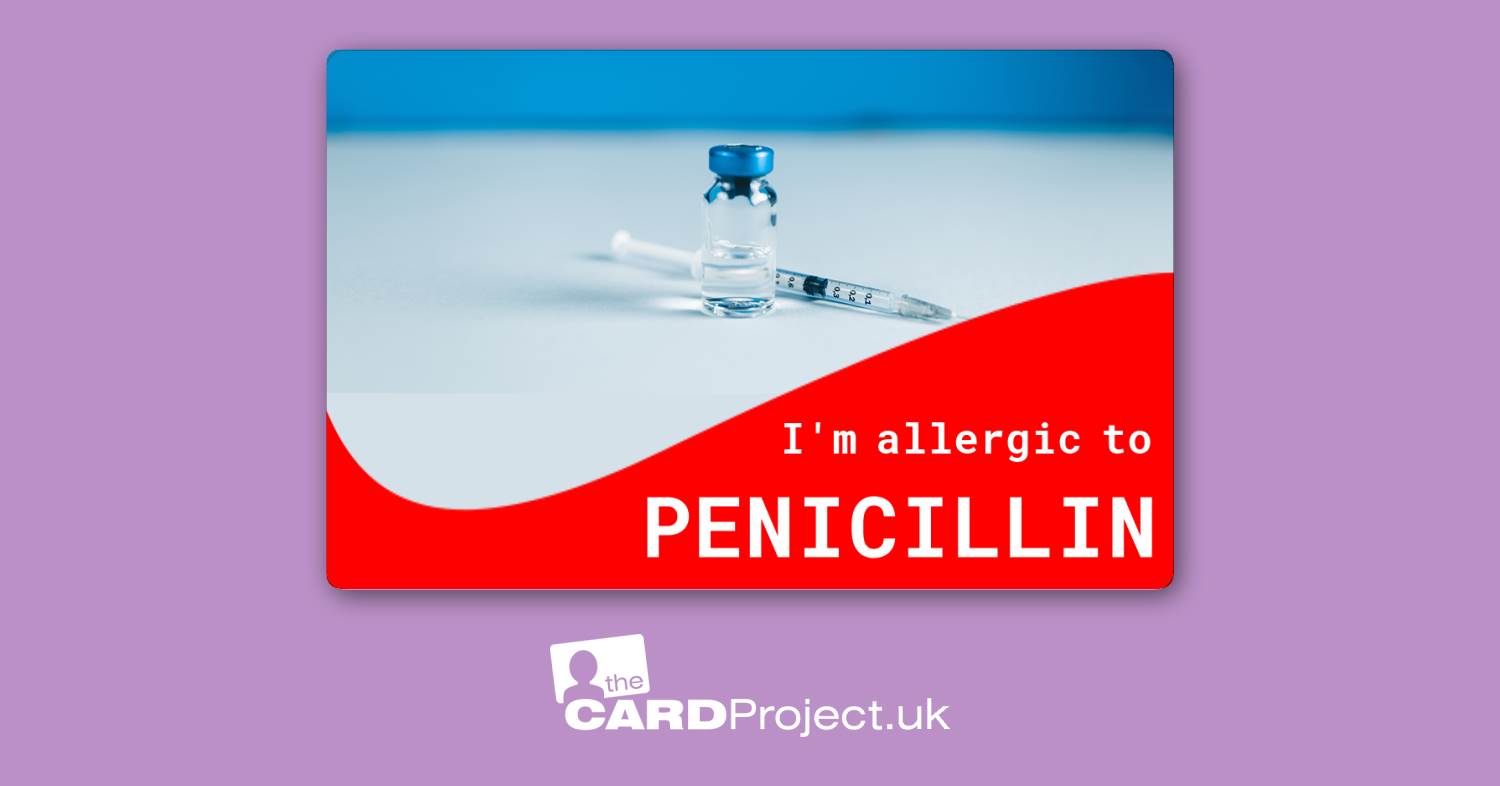 I'm Allergic to Penicillin Card by The Card Project UK