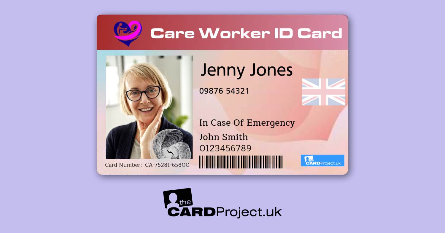 Care Worker ID Cards by The Card Project UK