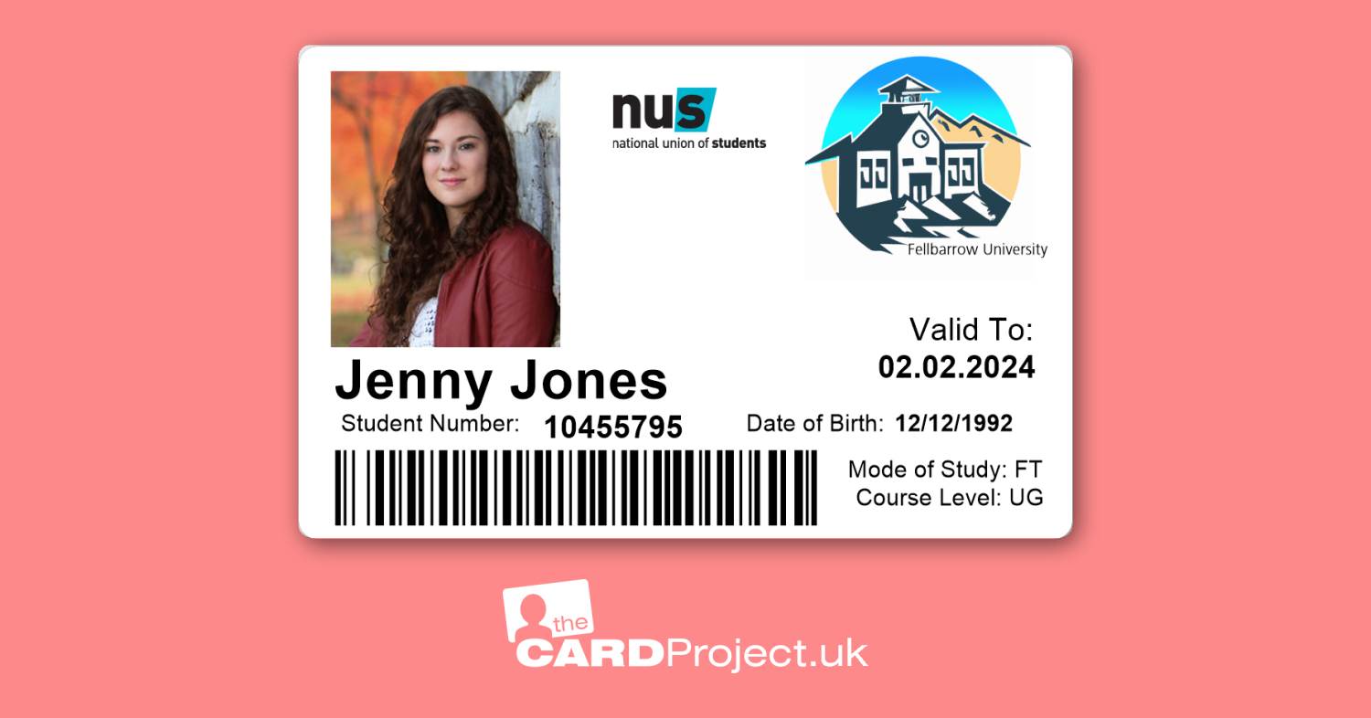 UK University Student ID Card, Cosplay, Film and Television Prop 