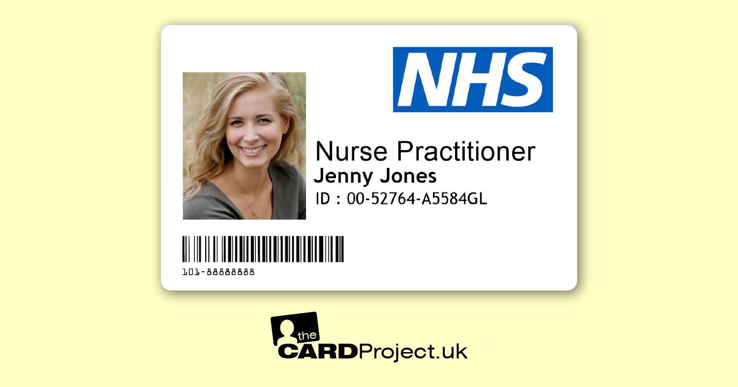 Nurse ID Card, Cosplay, Film and Television Prop (FRONT)