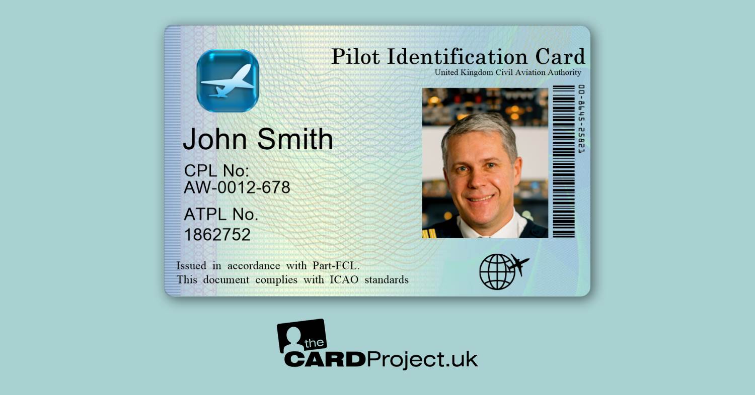 Pilot Identification Card, Cosplay, Film and Television Prop 