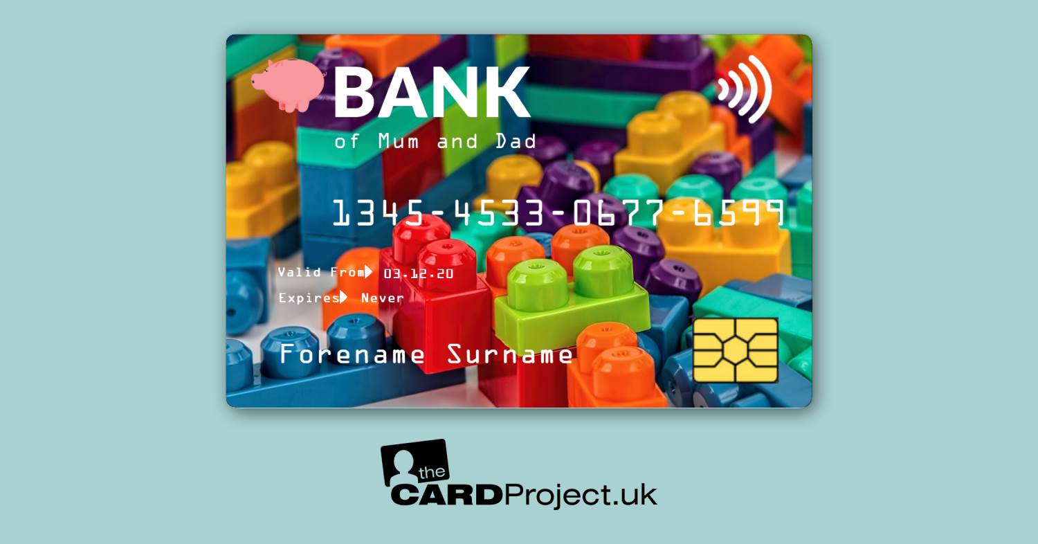 Kids Building Block Toy Credit Card
