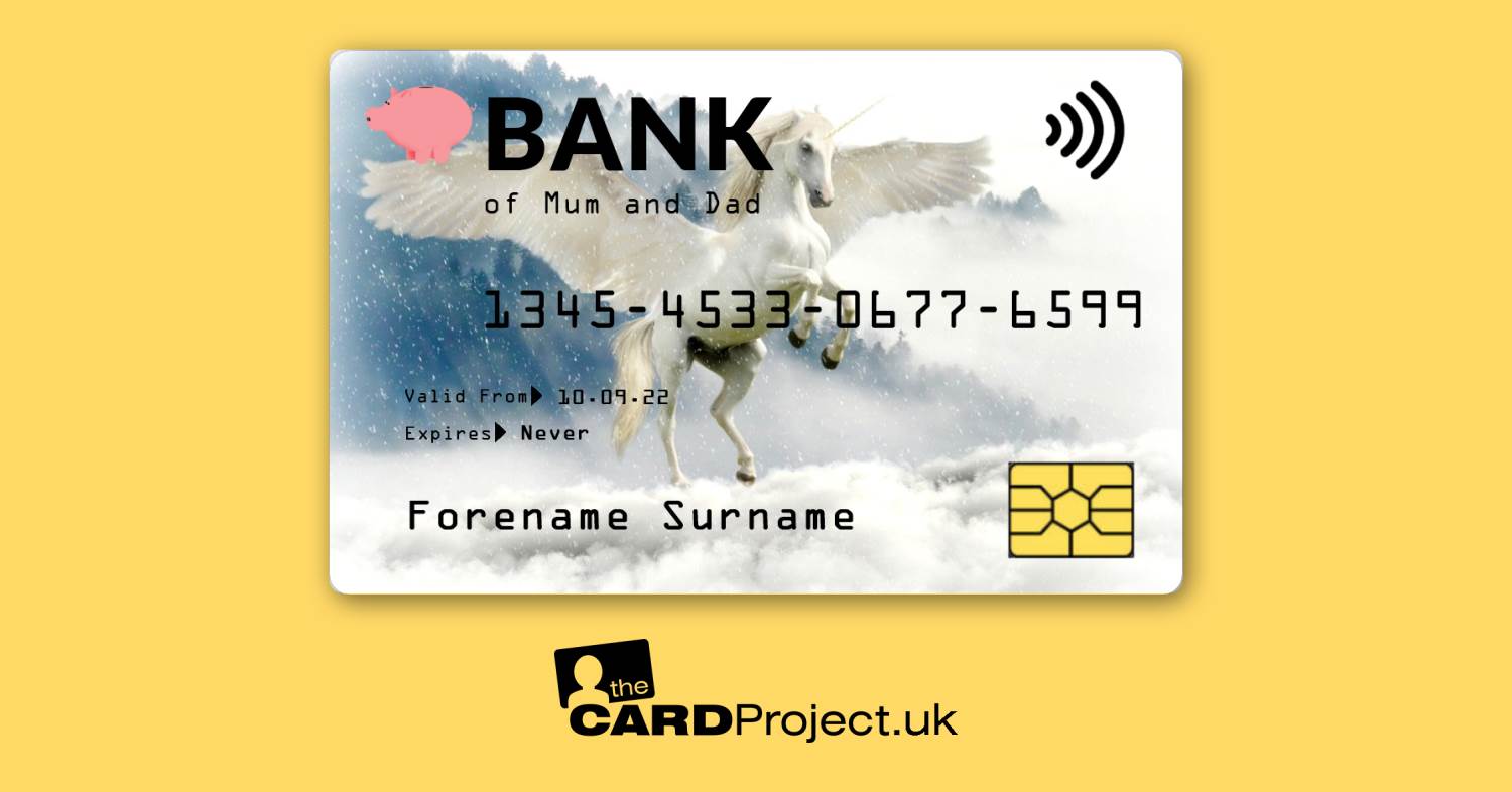 Kids Unicorn Toy Credit Card