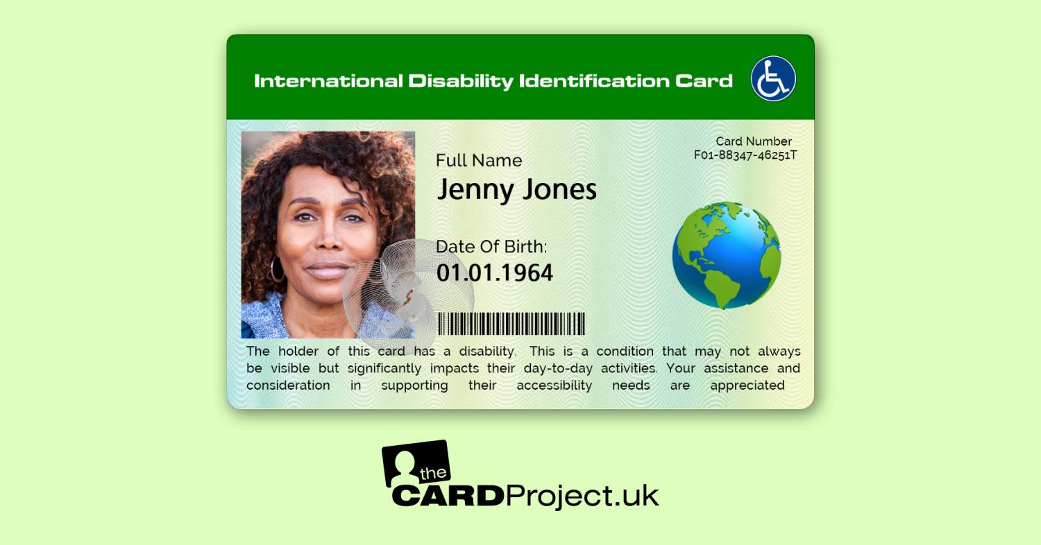 International Disability Identification Card by The Card Project UK