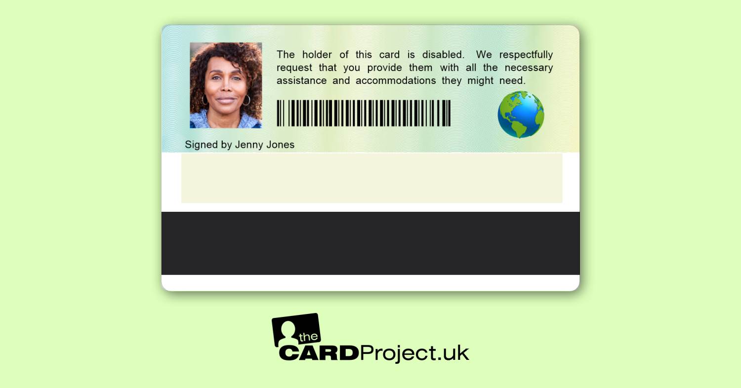 International Disability Identification Card by The Card Project UK