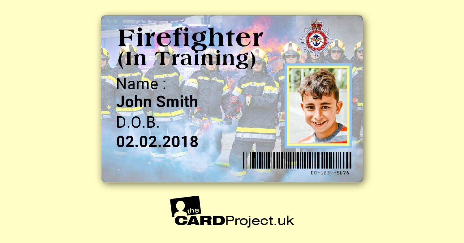 Firefighter Photo ID Card 