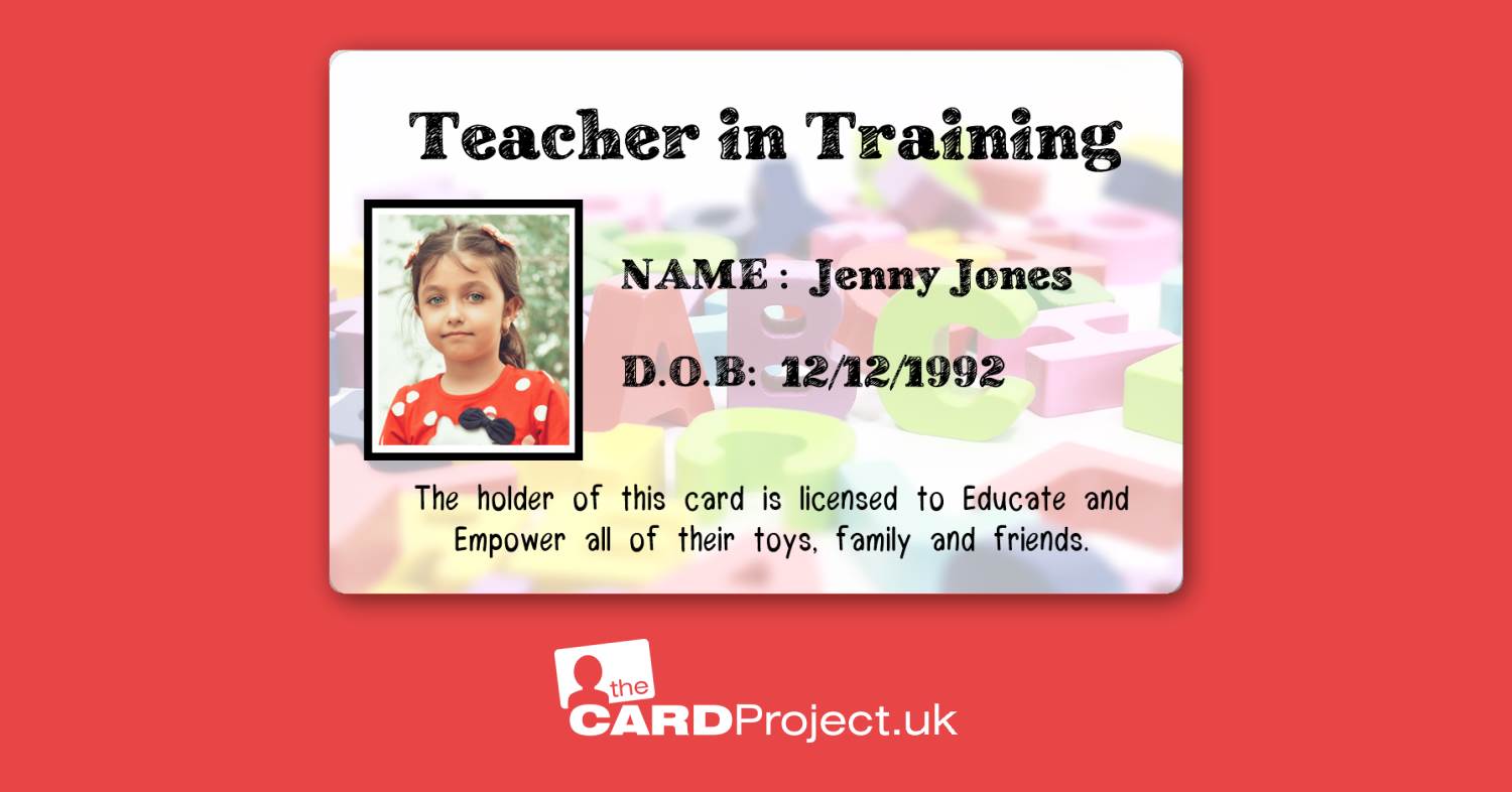 Teacher Photo ID  Card  