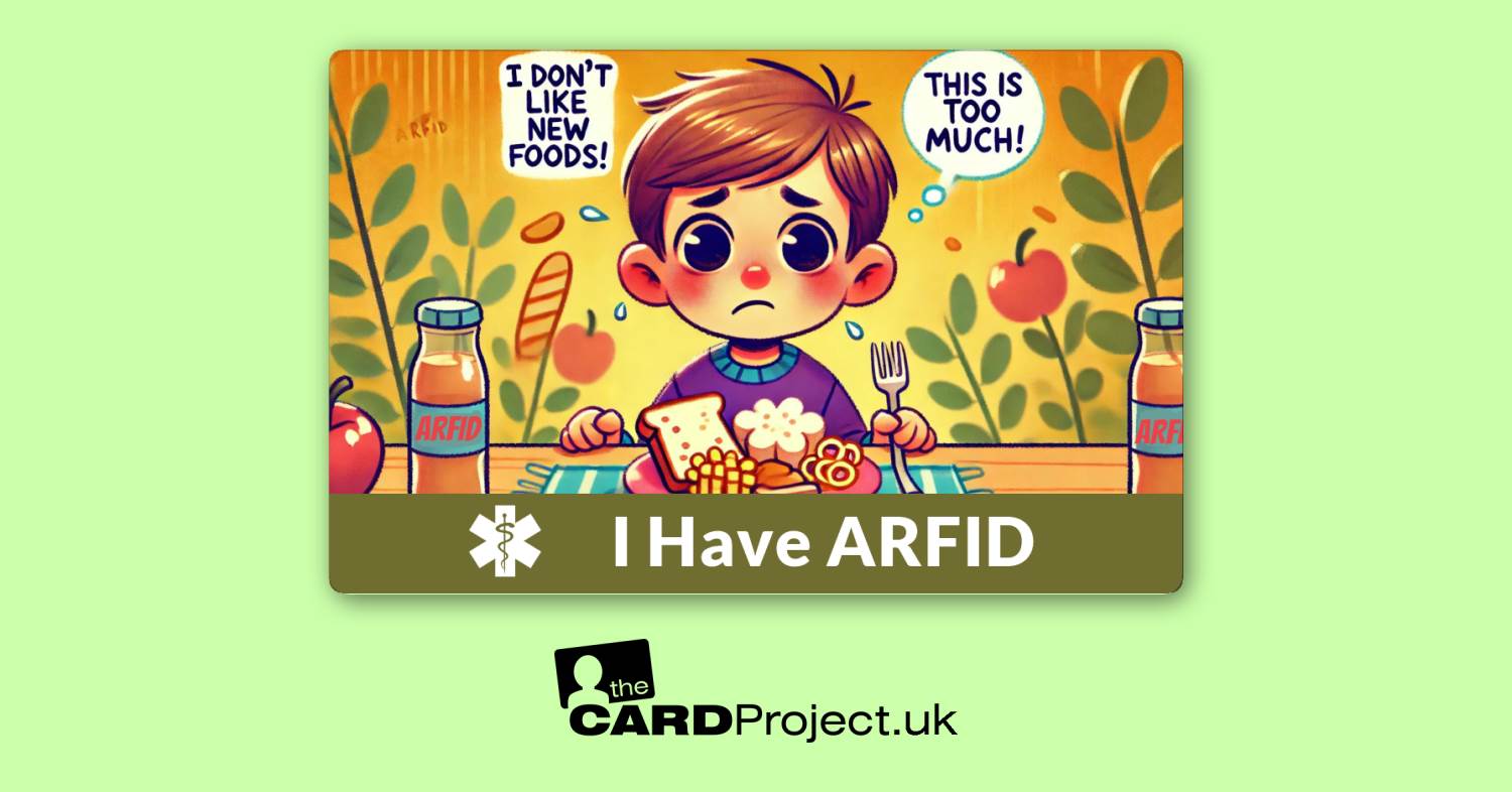 ARFID Awareness Cards by The Card Project UK