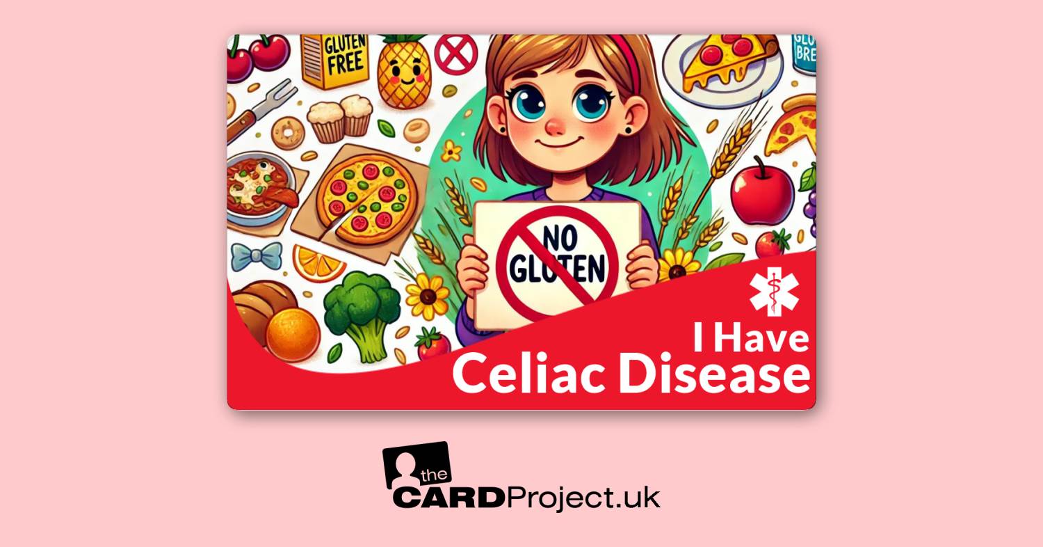Celiac Disease Awareness Card by The Card Project UK