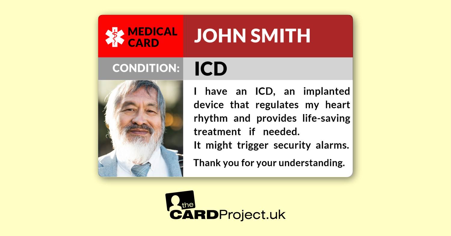 ICD Medical Card by The Card Project UK