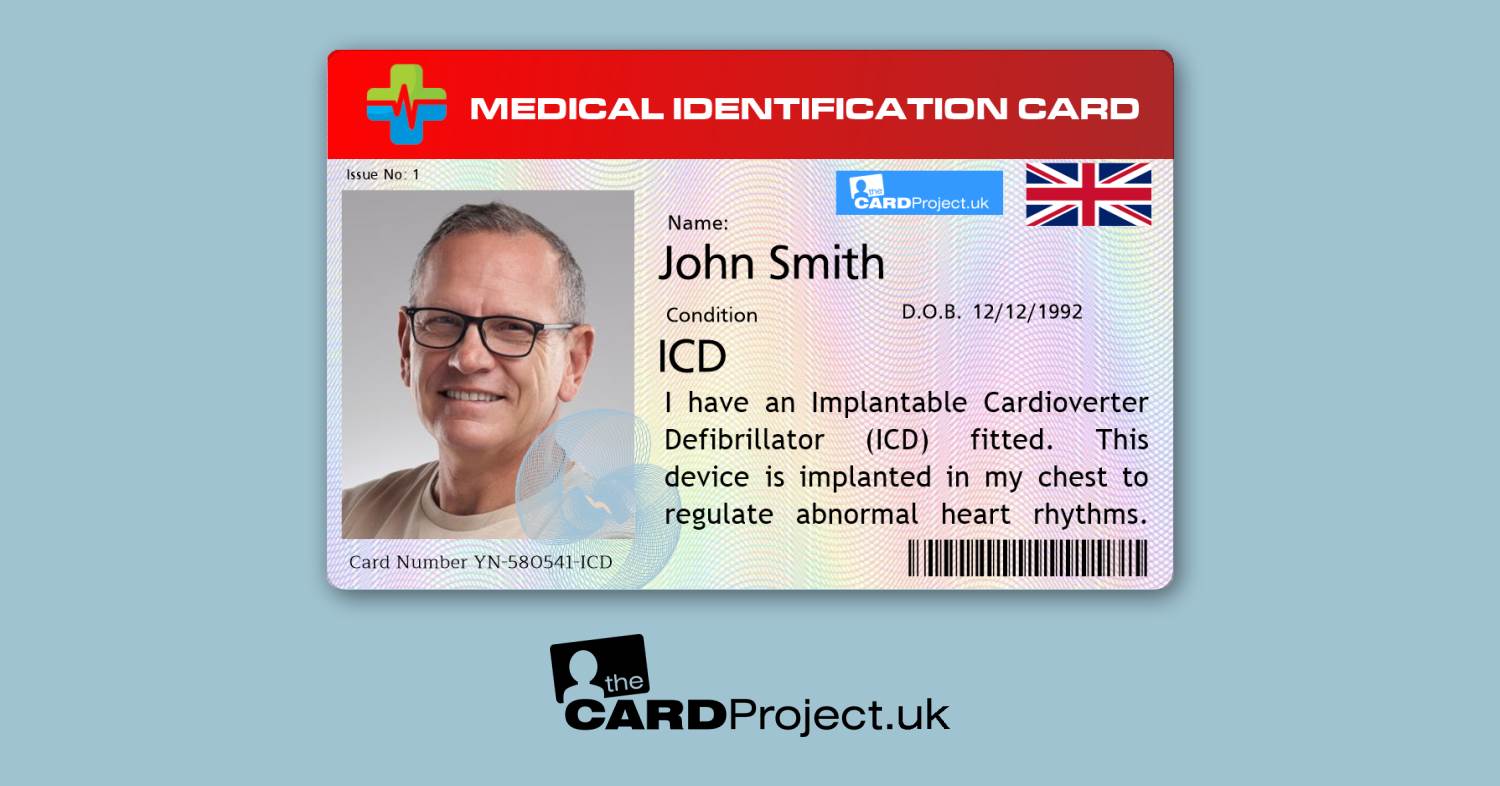 ICD Medical Card by The Card Project UK