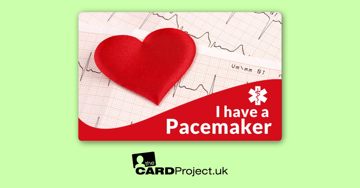 Pacemaker Medical Card by The Card Project UK