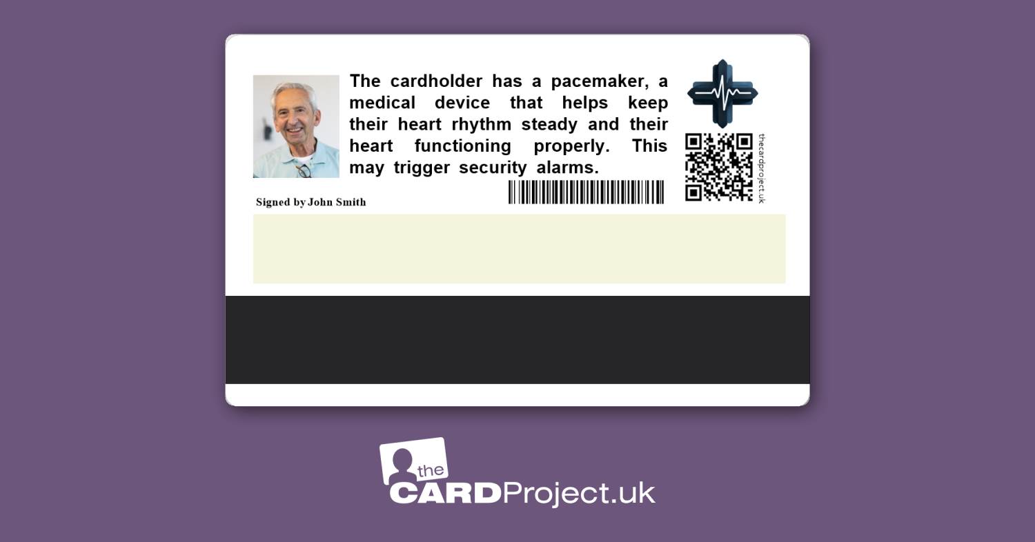 Pacemaker Information Card by The Card Project UK