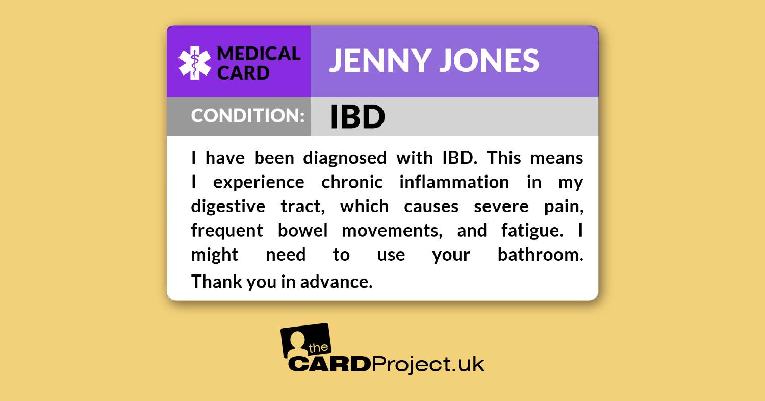 IBD Medical ID Card  (FRONT)