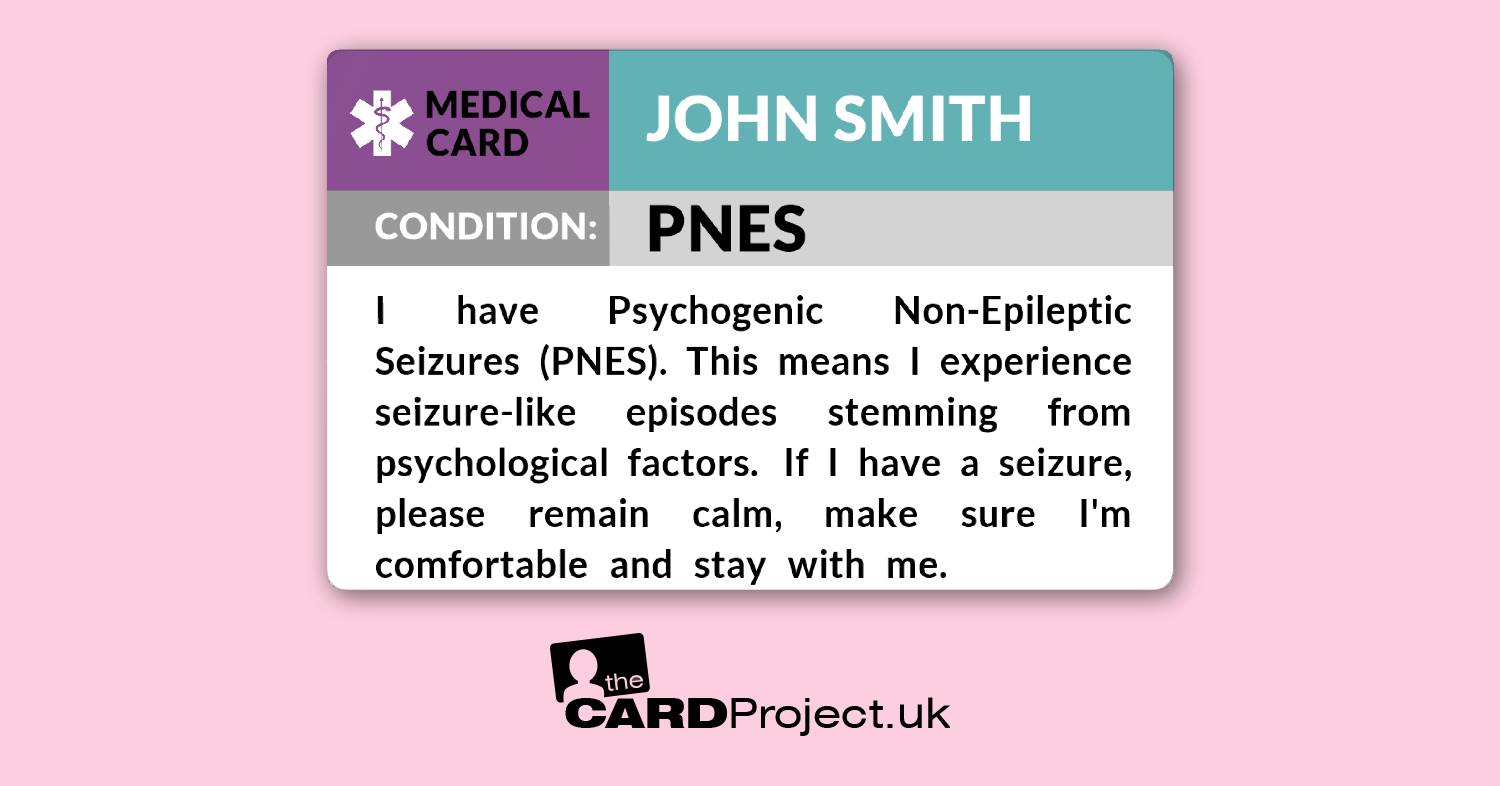 PNES Medical ID Card  (FRONT)