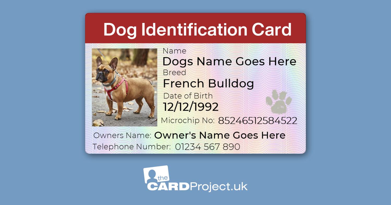Dog ID Card (FRONT)