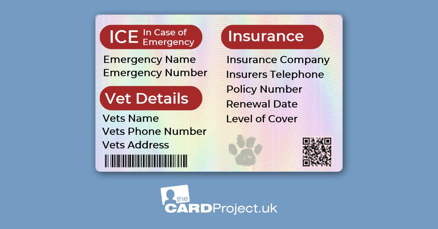 Dog ID Card (REAR)