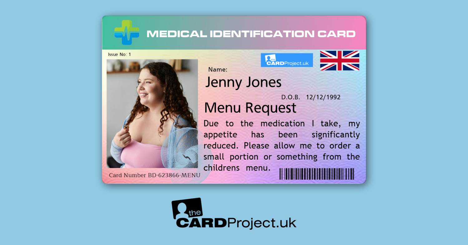 Menu Request Weight Loss Medication Card (FRONT)