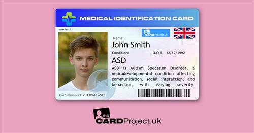 ASD Premium Medical ID Card