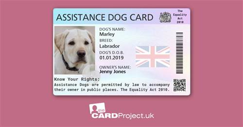 Assistance Dog Identification Card