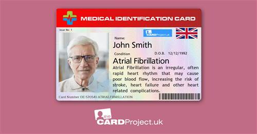 Atrial Fibrillation Premium Medical Card