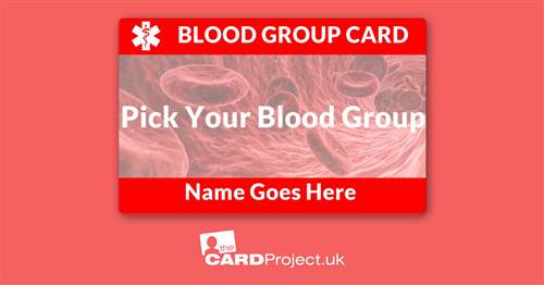 Blood Group ID Cards 