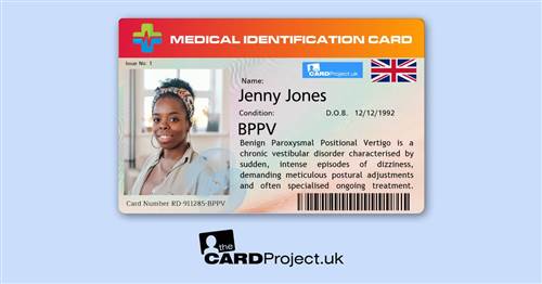 BPPV Premium Medical Photo ID Card (FRONT)