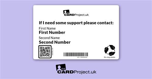 Brain Injury Mono Medical Card (REAR)