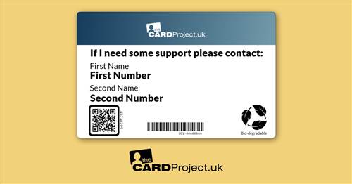 Brain Injury Photo ID Card (REAR)