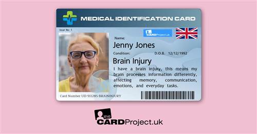 Brain Injury Premium Card (FRONT)