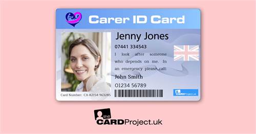 Carer ID Card Premium (FRONT)