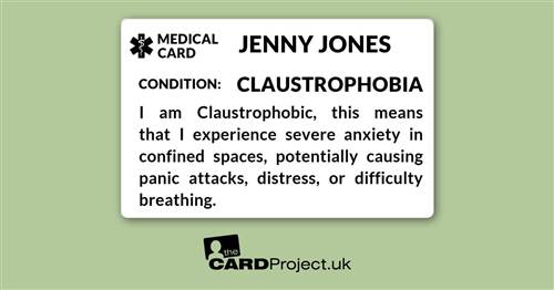 Claustrophobia Mono ID Card (FRONT)