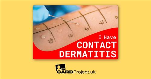 Contact Dermatitis Card