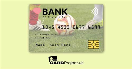 Kids Football Toy Credit Card