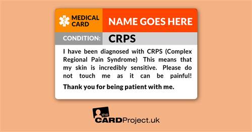 CRPS Medical ID Card (FRONT)