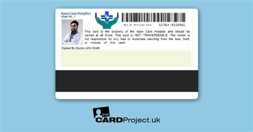 Doctor ID Card, Cosplay, Film and Television Prop (REAR)