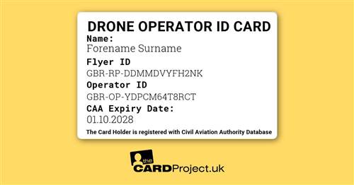 Drone Operator Mono ID Card