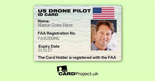 US Drone Pilot ID Card