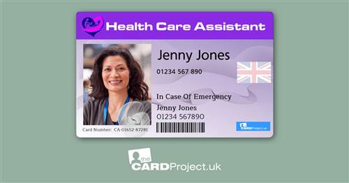 Health Care Assistant ID Card Premium (FRONT)
