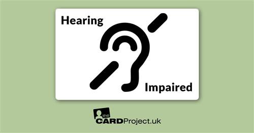 Hearing Impaired Card 