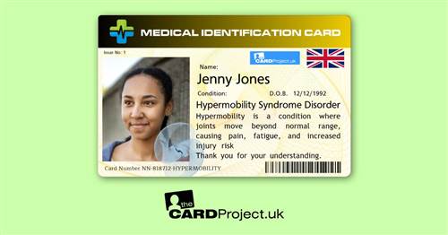 Premium Hypermobility Medical ID Card