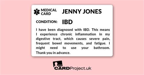 IBD Medical Mono ID Card (FRONT)