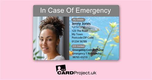 ICE Card Fish Design