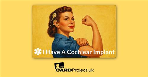 I Have A Cochlear Implant Awareness Card