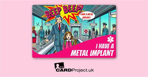 I Have A Metal Implant Card for Children