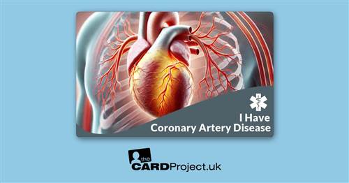 I Have Coronary Artery Disease Design 2