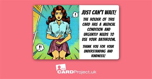 Just Can't Wait, Emergency Toilet Access Card, Design 5