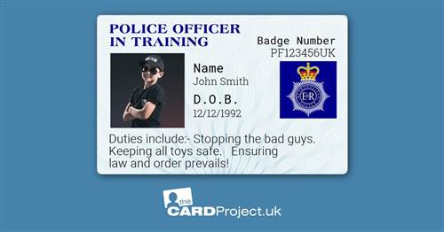 Police Officer Photo ID Card