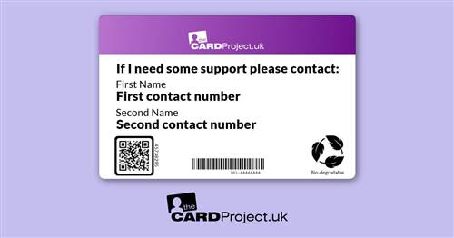 Lupus Medical Card  (REAR)