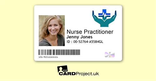 Nurse ID Card, Cosplay, Film and Television Prop (FRONT)